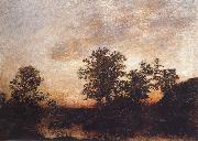 Ralph Blakelock After sundown oil